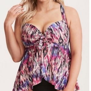 Torrid Swim Tank Top 4X